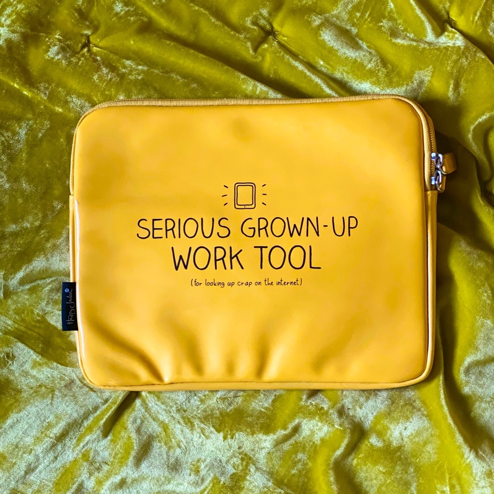 ✨ Happy Jackson Yellow Tablet/iPad Case ✨